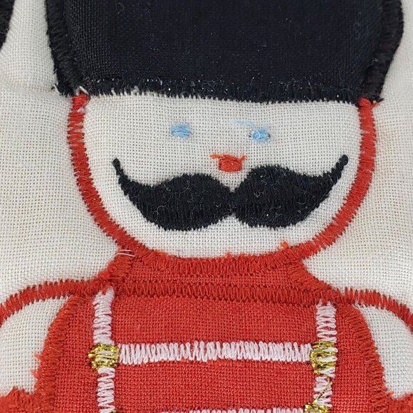 Franco Nutcracker Potholder Vintage Christmas - Picture 4 of 4